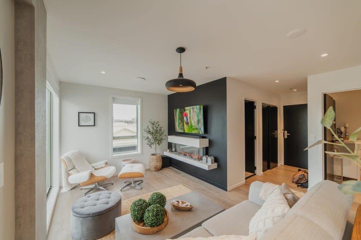 Penthouse Perfection - 2Br Elegance On Worcester St Christchurch Kültér fotó