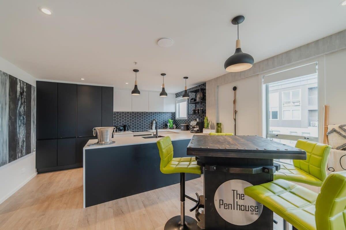 Penthouse Perfection - 2Br Elegance On Worcester St Christchurch Kültér fotó